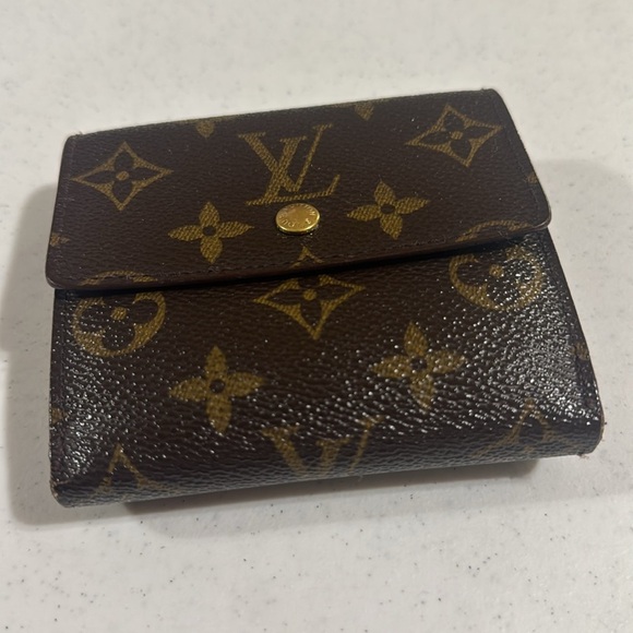 Louis Vuitton Trifold Monogram Brown Wallet Vintage Authentic - Picture 15 of 15